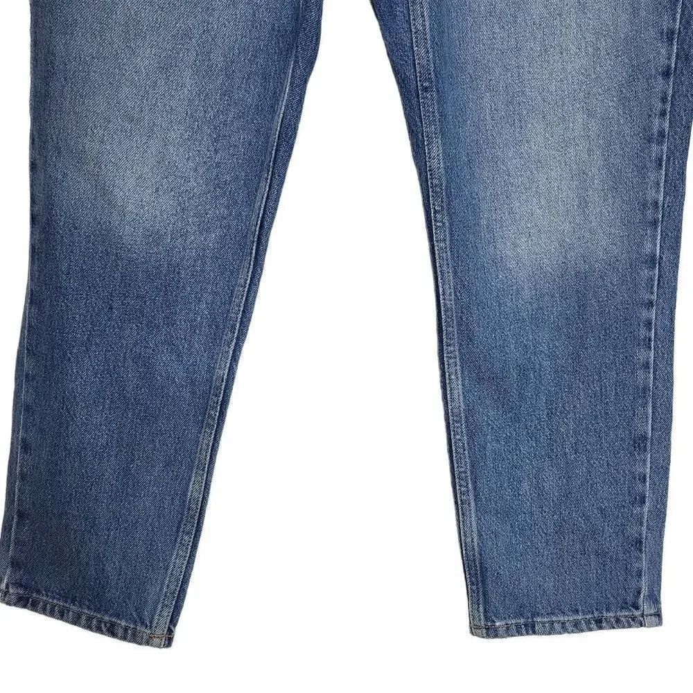 TopShop High Rise Straight Leg Distressed Ripped Mom Jean Size 31 - Picture 5 of 8